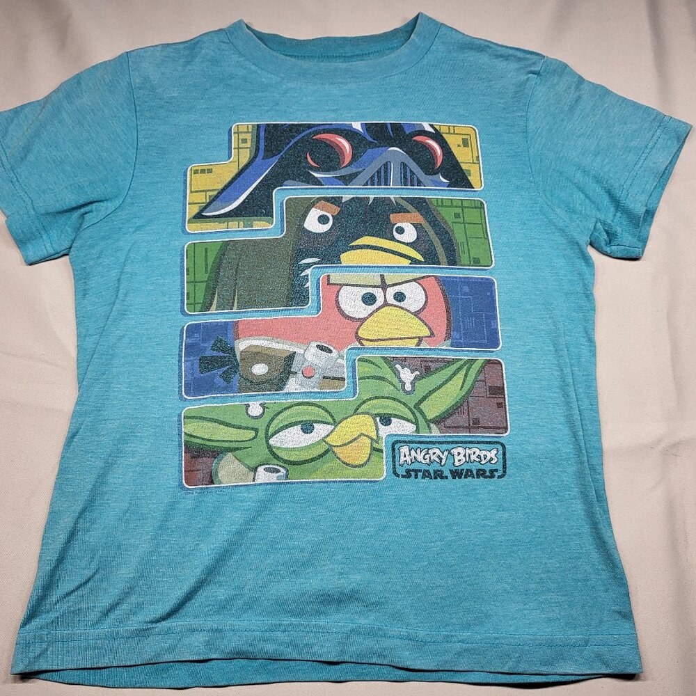 Angry Birds Star Wars Kids Tshirt Size Small